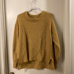 True Craft mustard colored sweater